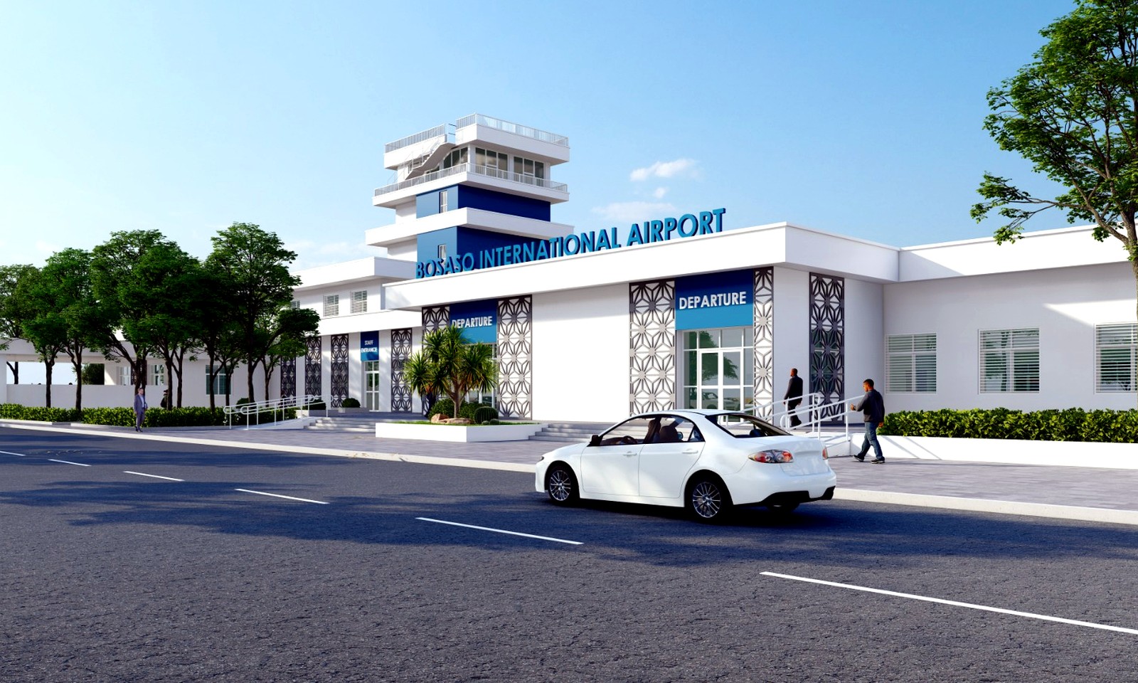 Bosaso International Airport exterior view